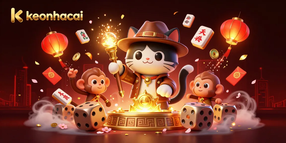 Discover exciting gambling thrills with the keonhacai explorer cat in a vibrant casino adventure.