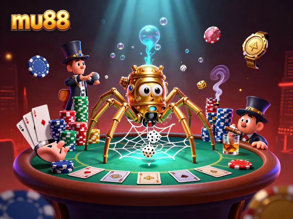 Engage with mu88's thrilling gaming experience featuring dynamic steampunk elements and rich casino visuals.