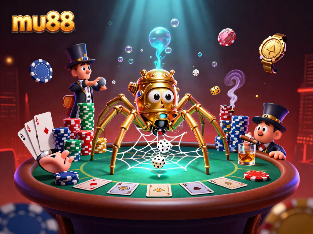 Engage with mu88's thrilling gaming experience featuring dynamic steampunk elements and rich casino visuals.