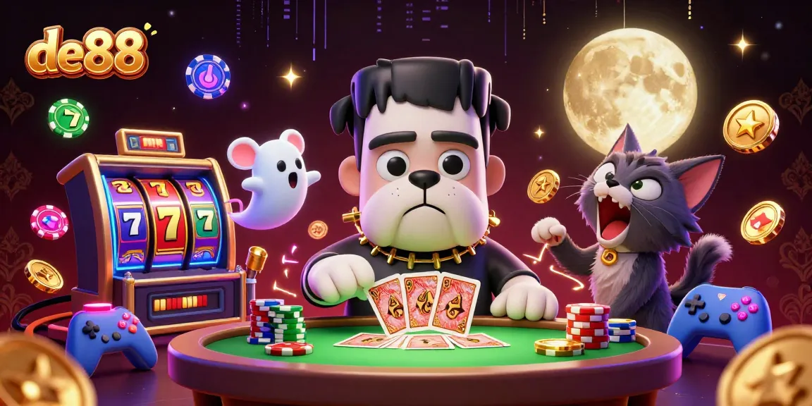 Experience thrilling gameplay with de88’s dynamic slots, sleek designs, and vibrant casino elements.