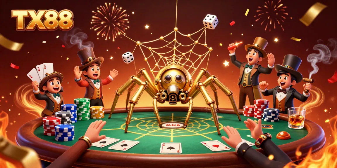 Experience exhilarating casino fun at TX88 with engaging poker and energetic visuals.